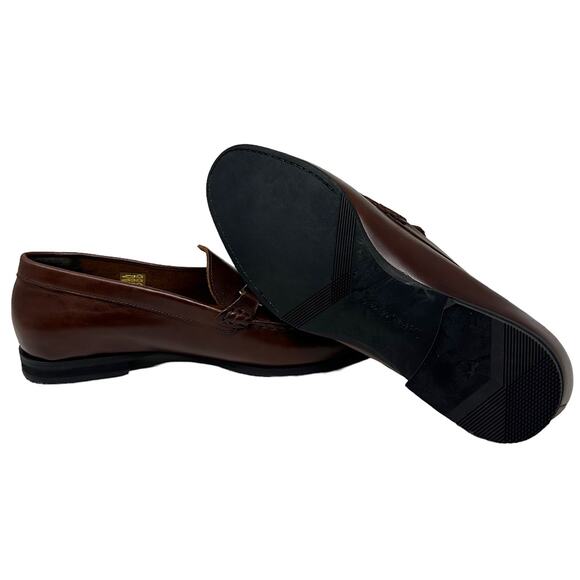 Wolf and Shepherd Men\'s Belmont Bit Italian Leather Loafer Slip-On Dress Shoes main image 6